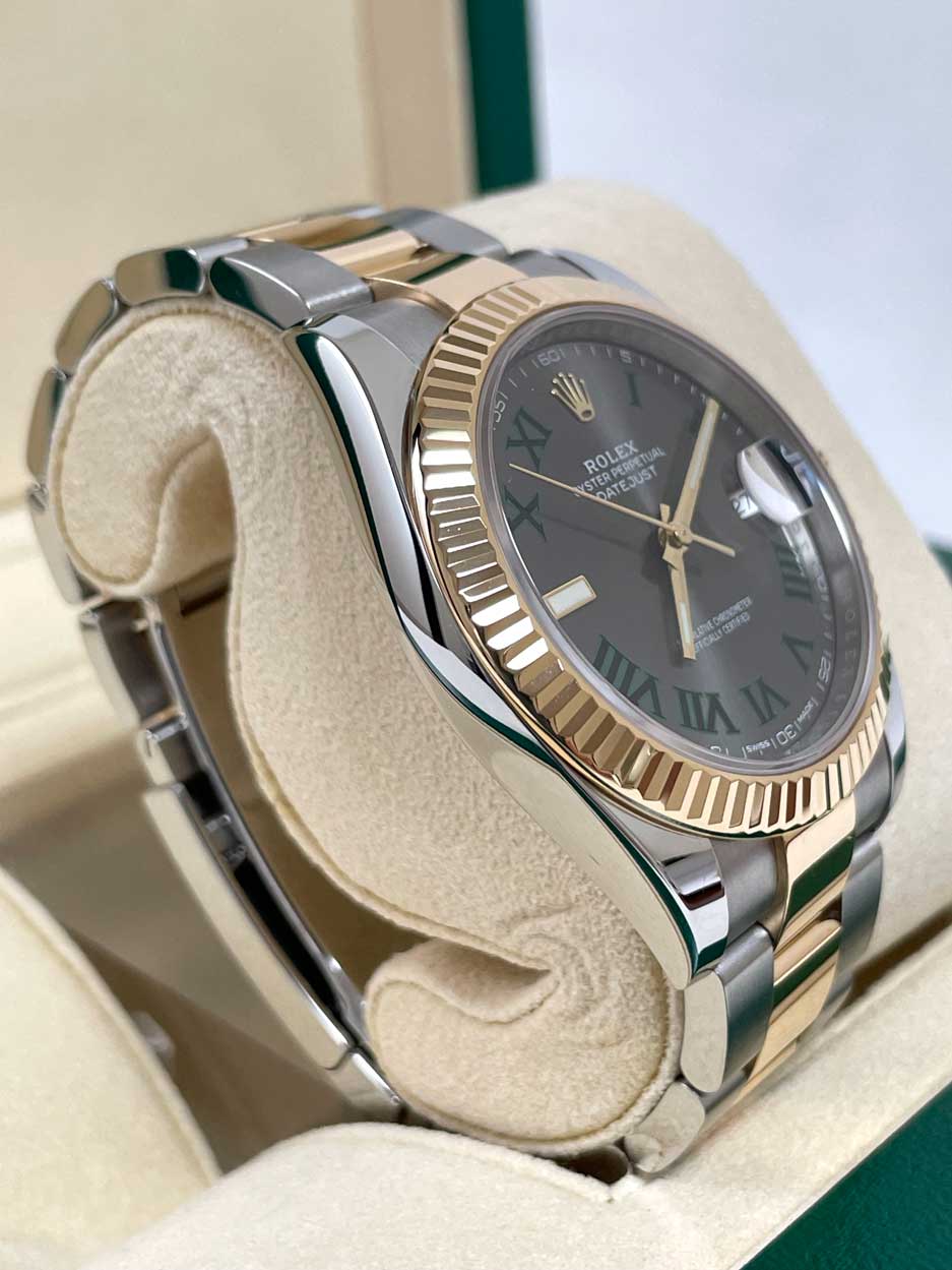 Rolex Datejust 41 Steel and Yellow Gold - Fluted Bezel - Oyster