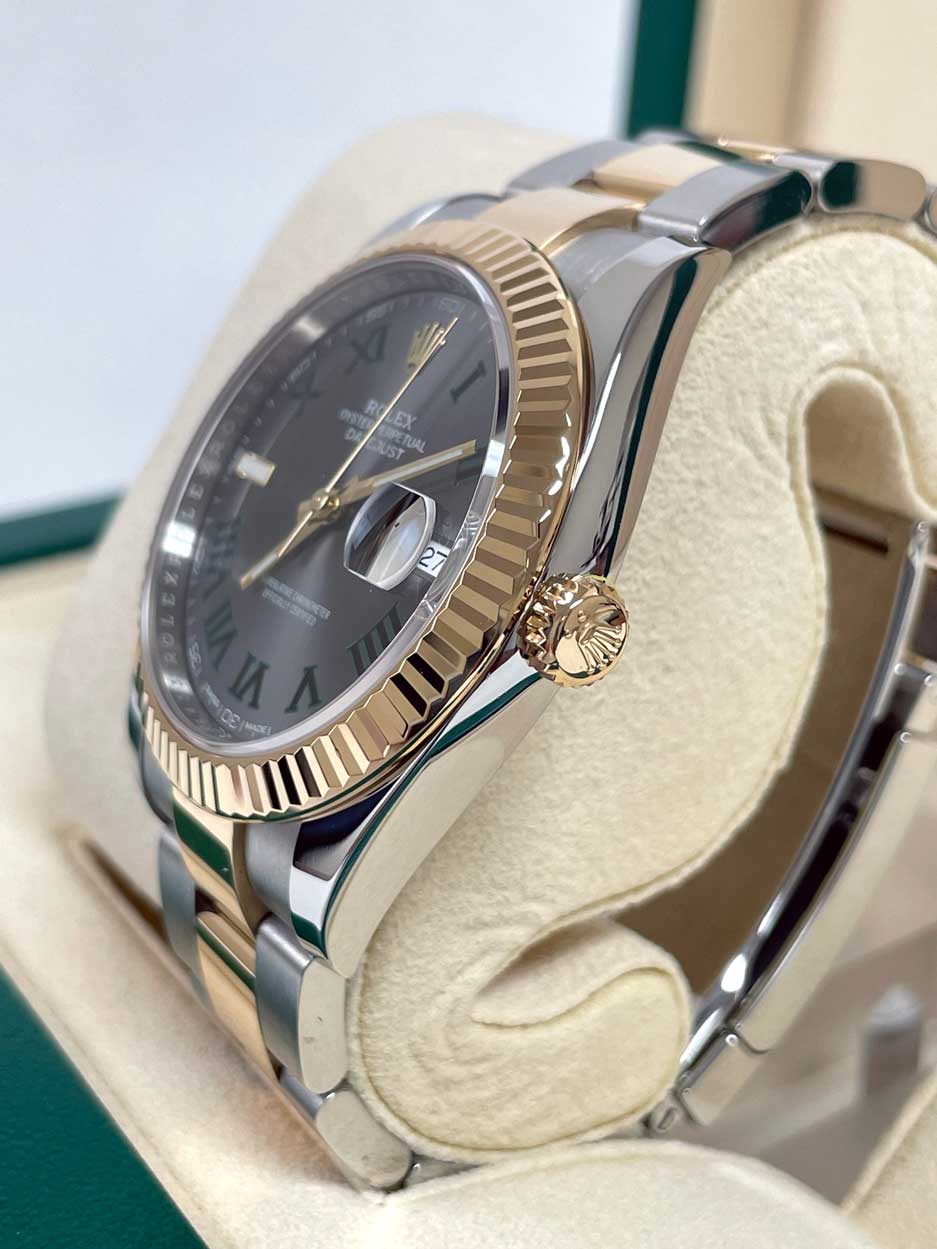 Rolex Datejust 41 Steel and Yellow Gold - Fluted Bezel - Oyster