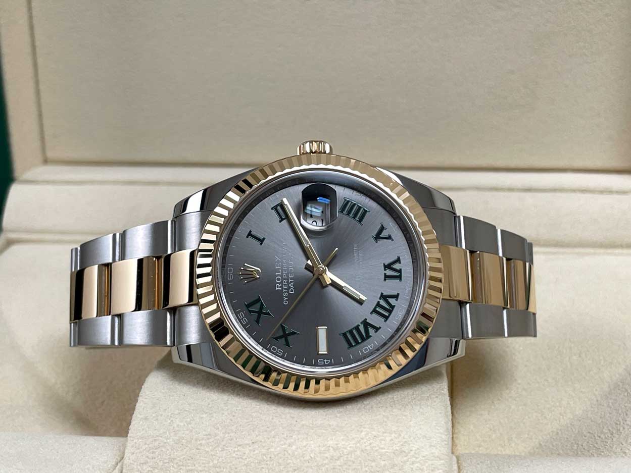 Rolex Datejust 41 Steel and Yellow Gold - Fluted Bezel - Oyster