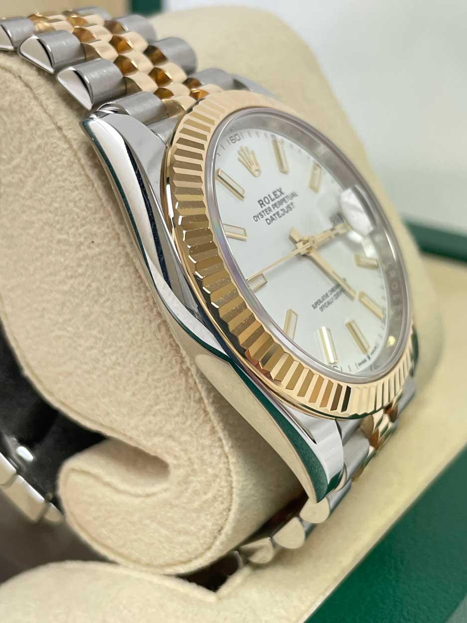 Rolex Datejust 41 Steel and Yellow Gold - Fluted Bezel - Jubilee