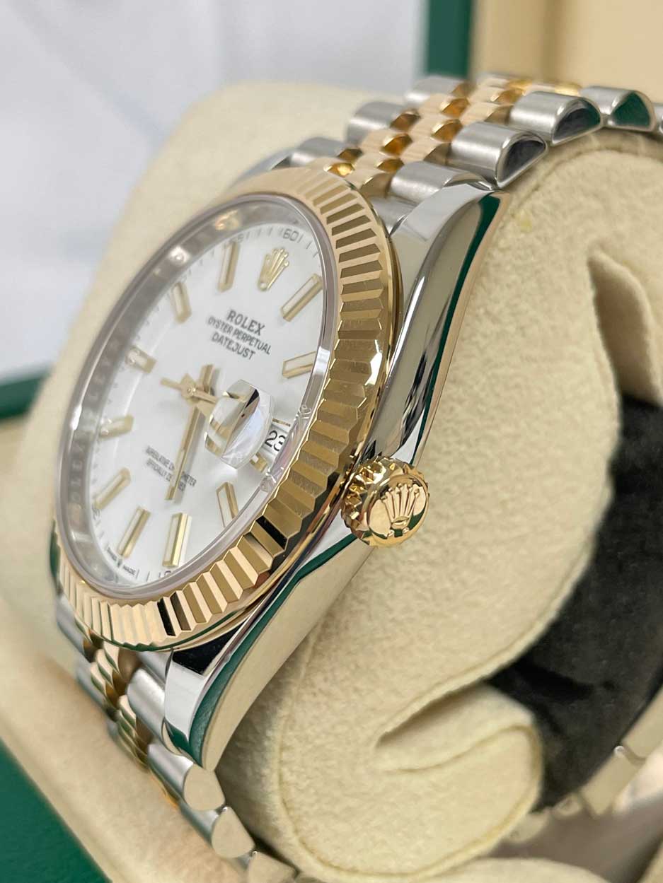 Rolex Datejust 41 Steel and Yellow Gold - Fluted Bezel - Jubilee