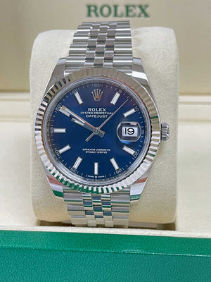 Rolex Datejust 41mm Steel and White Gold - Fluted Bezel - Jubilee
