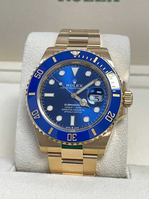 Rolex Submariner - Yellow Gold Blue