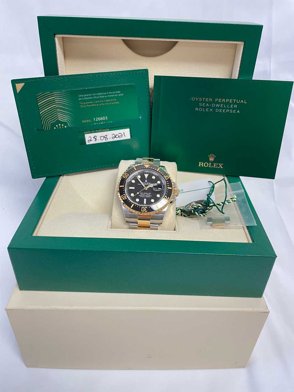 Rolex Steel and Yellow Gold Sea-Dweller 43mm