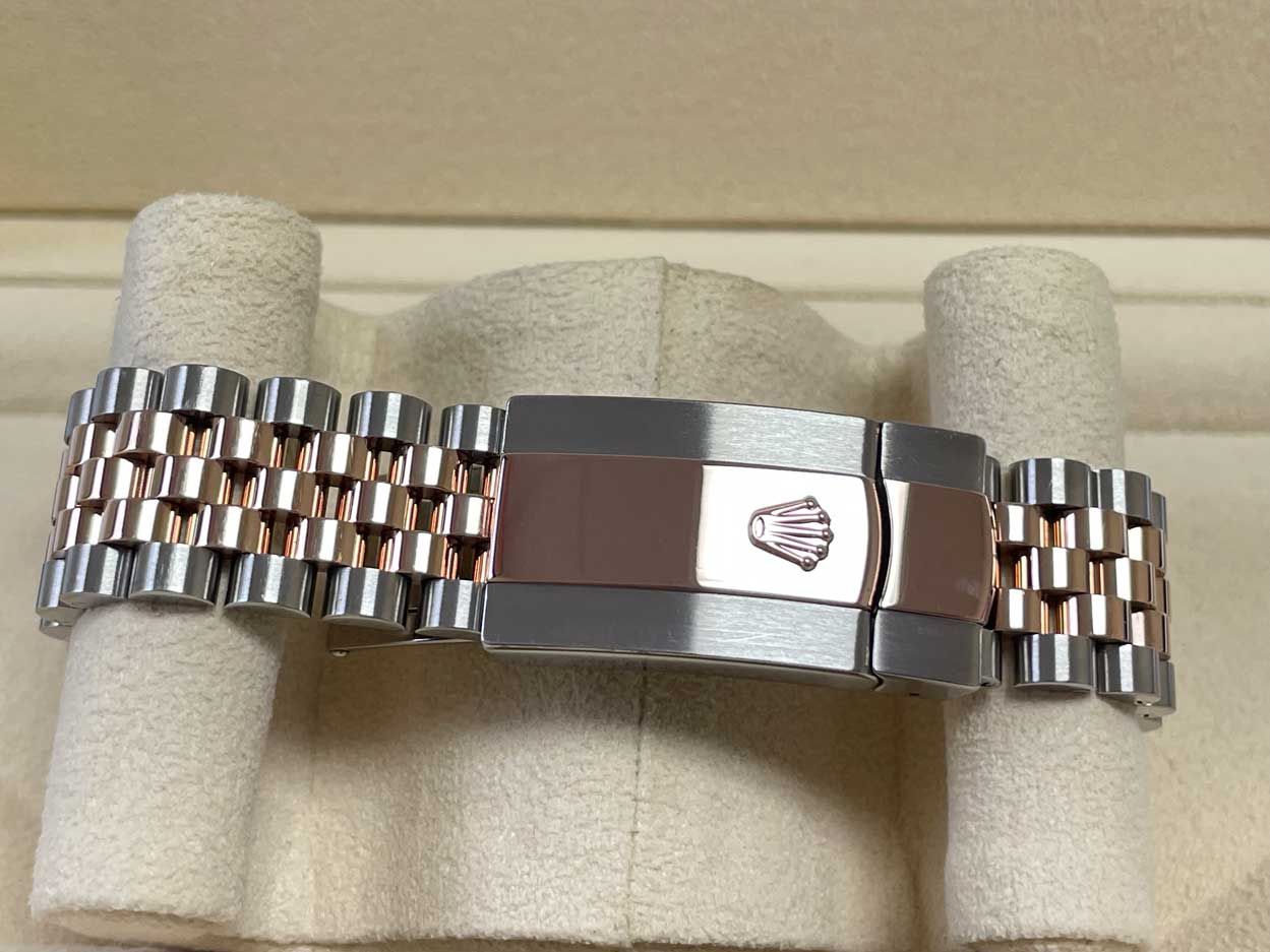Rolex Datejust 41mm Steel & Rose Gold Wimbledon