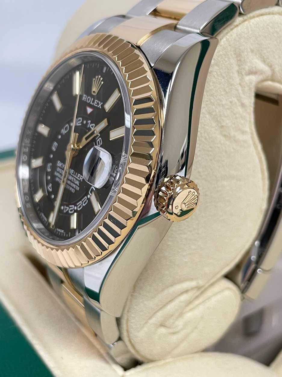 Rolex Sky-Dweller Stainless Steel and Yellow Gold
