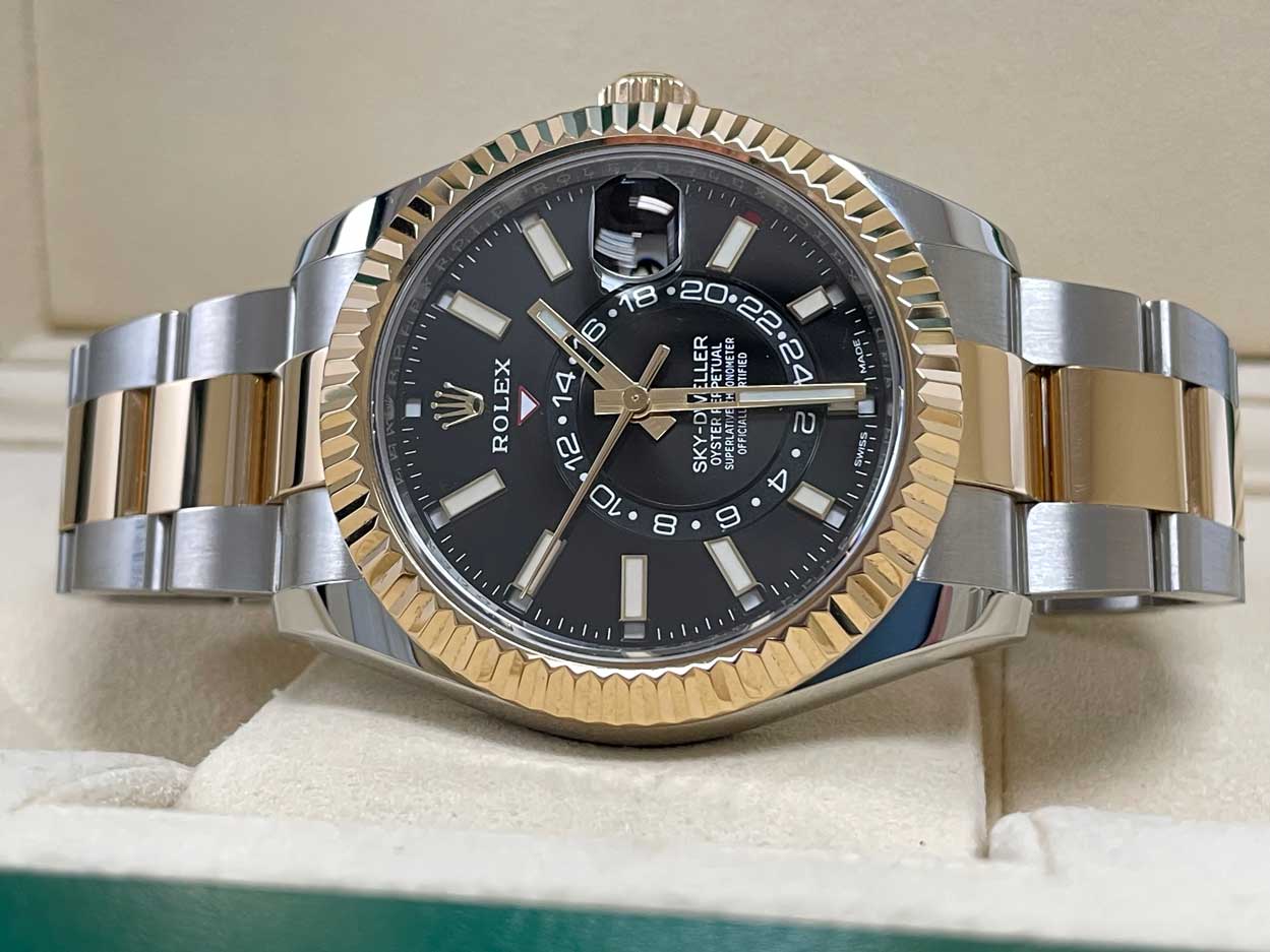 Rolex Sky-Dweller Stainless Steel and Yellow Gold
