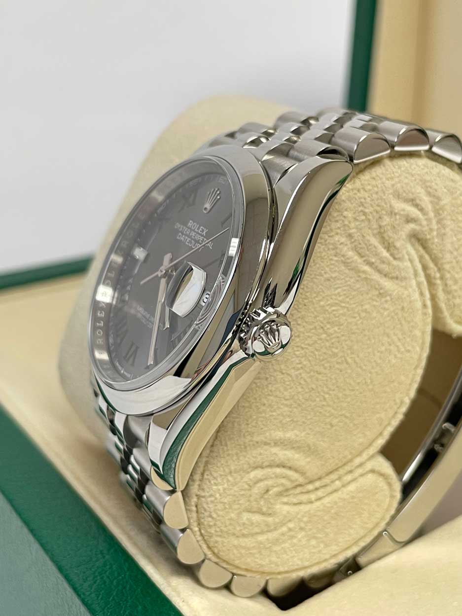 Rolex Datejust 36mm - Steel - Domed Bezel Wilbledon