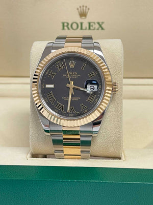 Rolex Datejust II Steel and Yellow Gold - Fluted Bezel - Oyster -