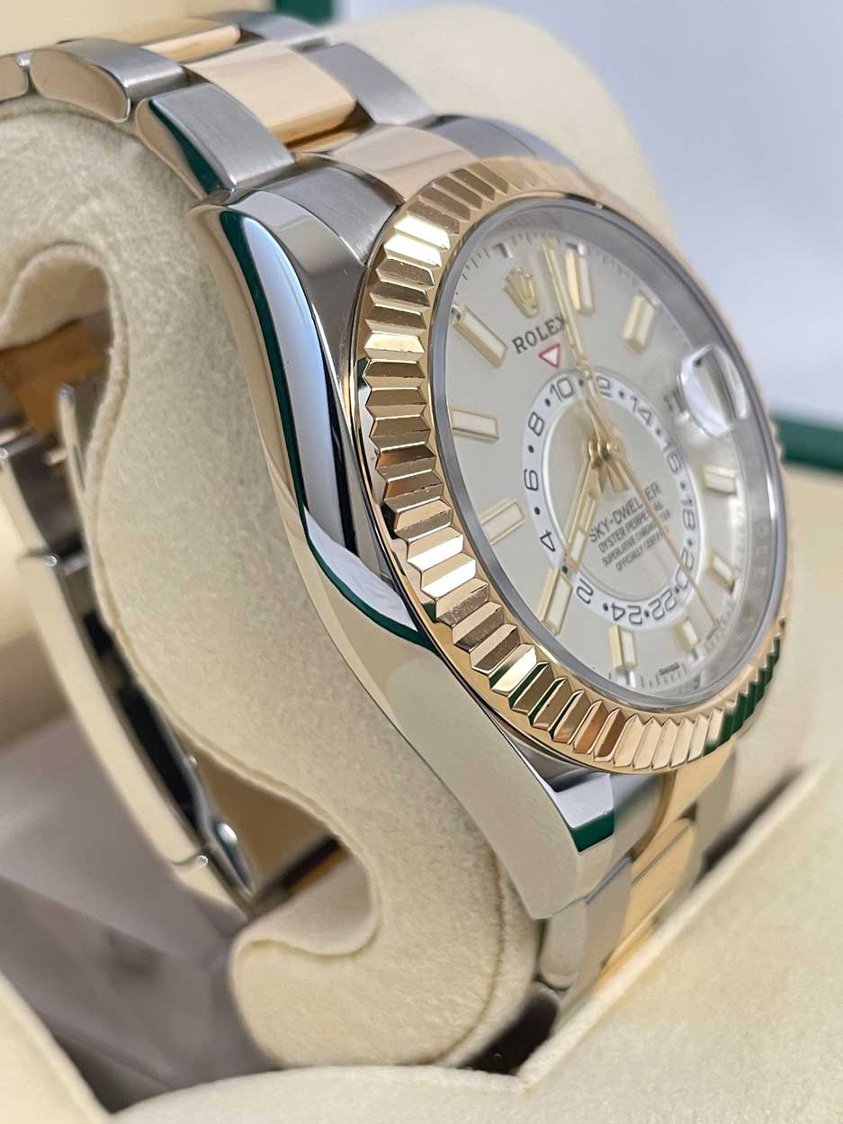 Rolex Sky-Dweller Stainless Steel and Yellow Gold