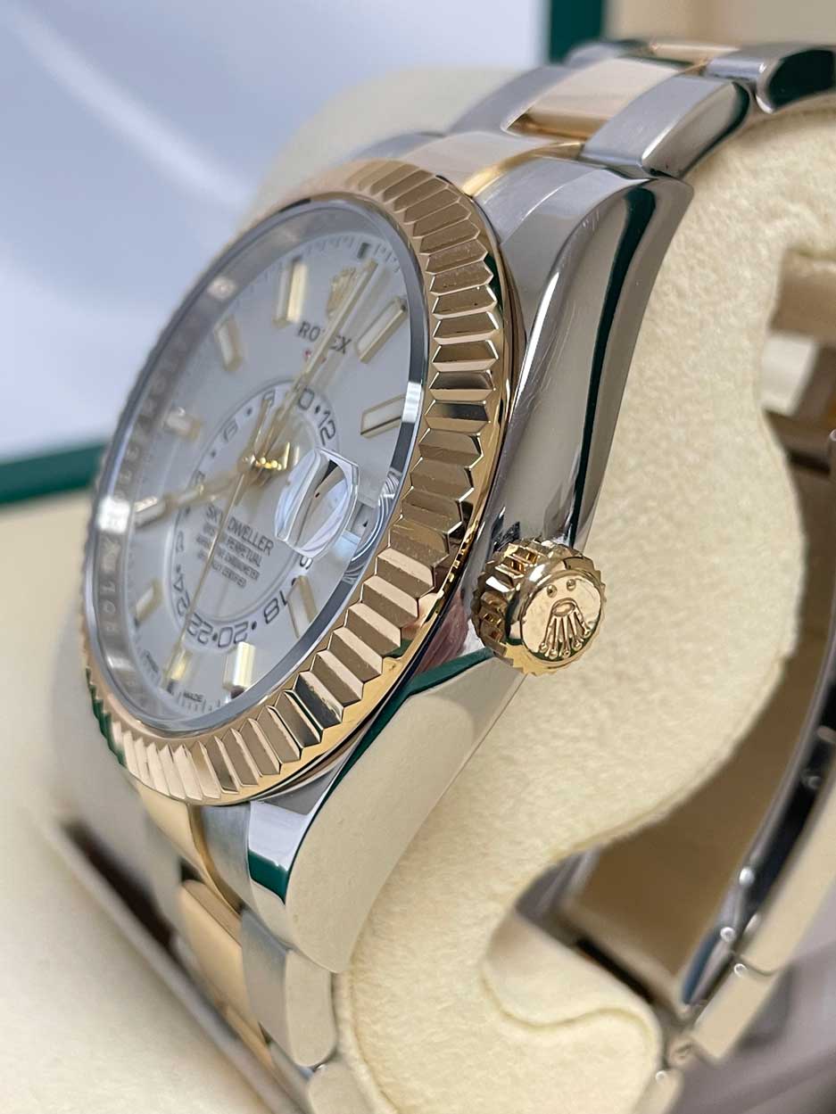 Rolex Sky-Dweller Stainless Steel and Yellow Gold