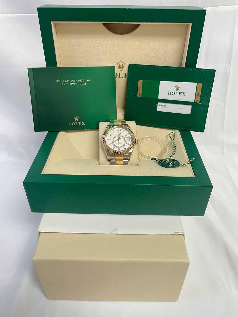 Rolex Sky-Dweller Stainless Steel and Yellow Gold