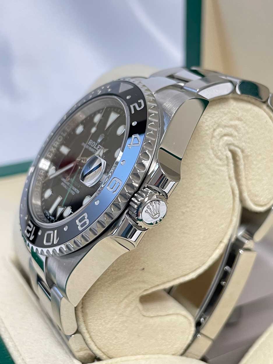 Rolex GMT-Master II Steel Green Arrow Blue Lume