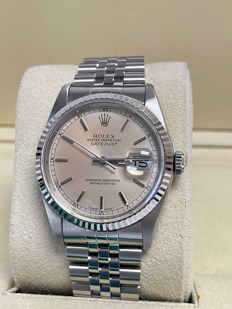 Rolex Datejust 36mm - Steel Fluted Bezel - Jubilee Bracelet Patina Dial