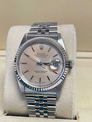 Rolex Datejust 36mm - Steel Fluted Bezel - Jubilee Bracelet Patina Dial