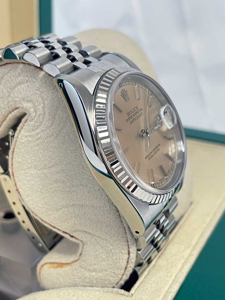 Rolex Datejust 36mm - Steel Fluted Bezel - Jubilee Bracelet Patina Dial