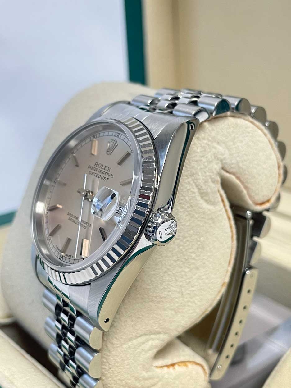 Rolex Datejust 36mm - Steel Fluted Bezel - Jubilee Bracelet Patina Dial
