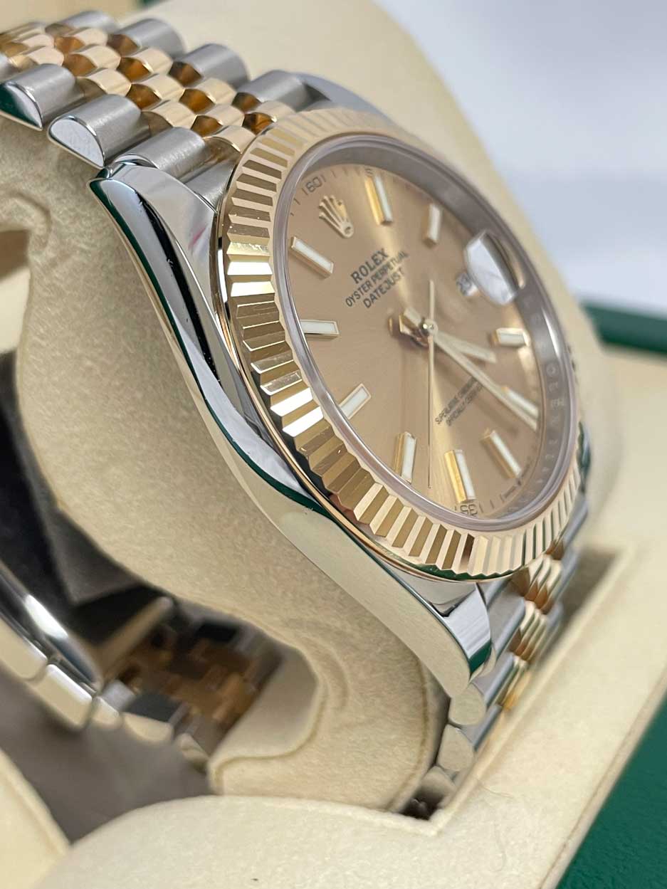 Rolex Datejust 41 Steel and Yellow Gold - Fluted Bezel - Jubilee