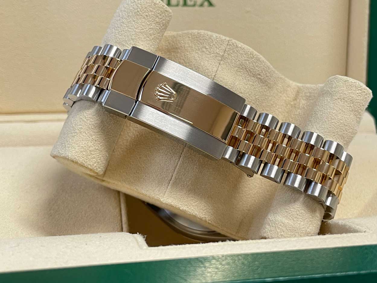 Rolex Datejust 41 Steel and Yellow Gold - Fluted Bezel - Jubilee