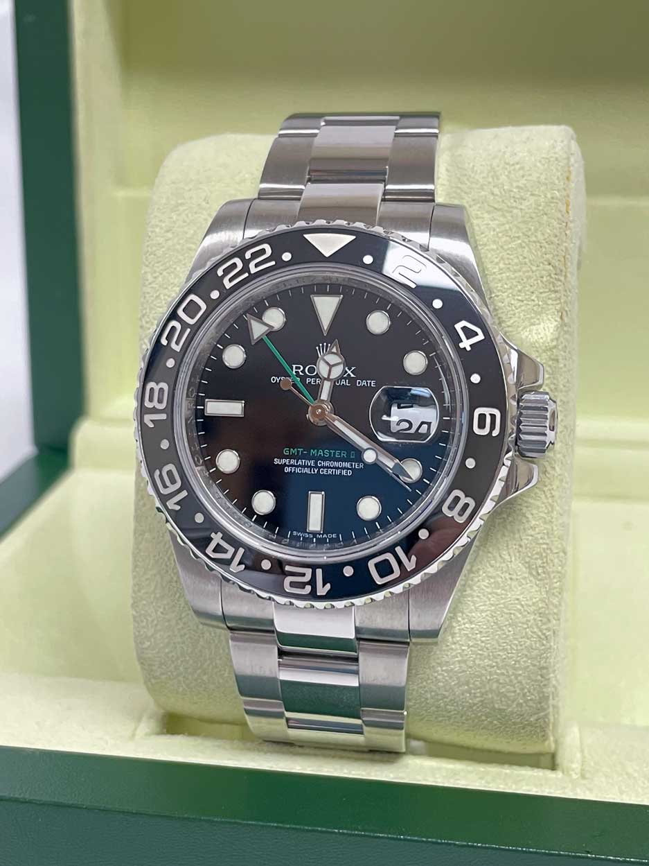 Rolex GMT-Master II Steel Green Arrow
