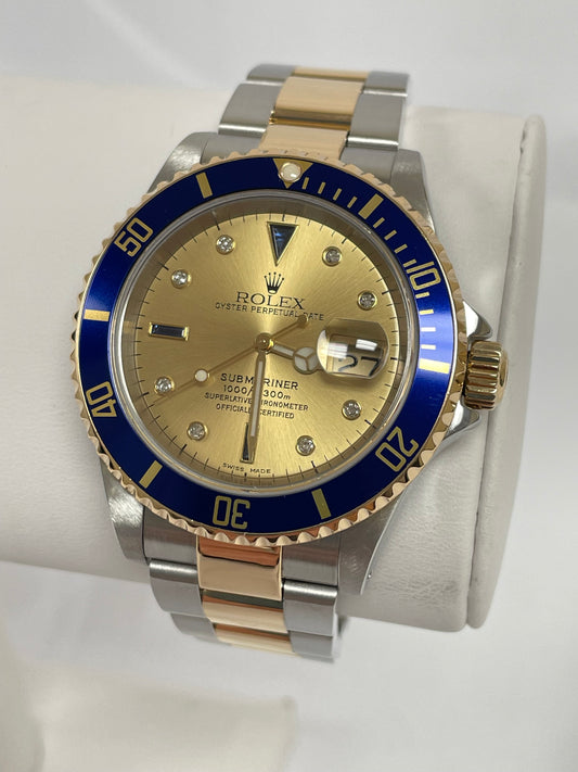 Rolex Submariner Date 40 SS/18k Serti