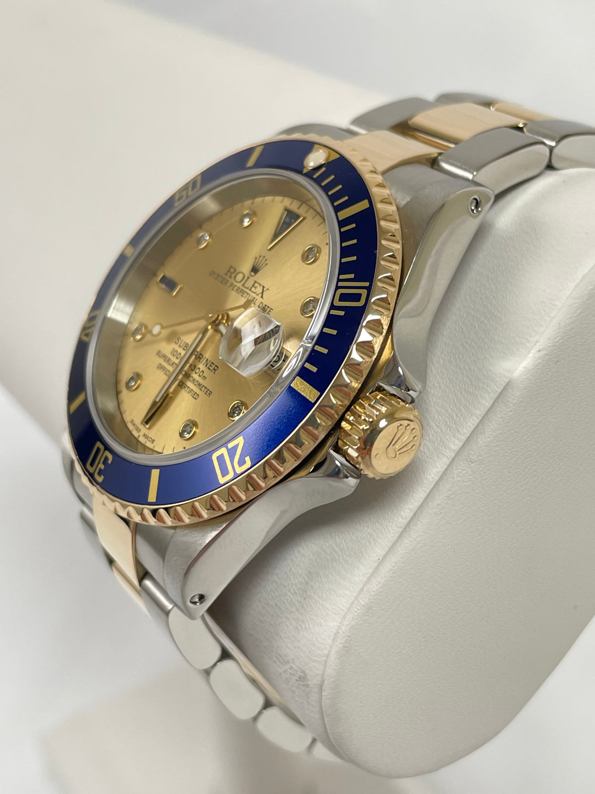 Rolex Submariner Date 40 SS/18k Serti