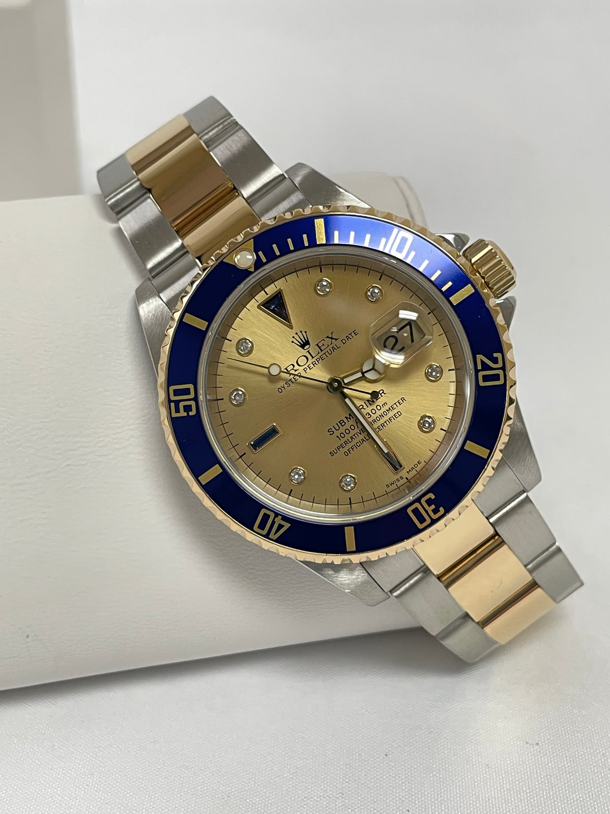 Rolex Submariner Date 40 SS/18k Serti