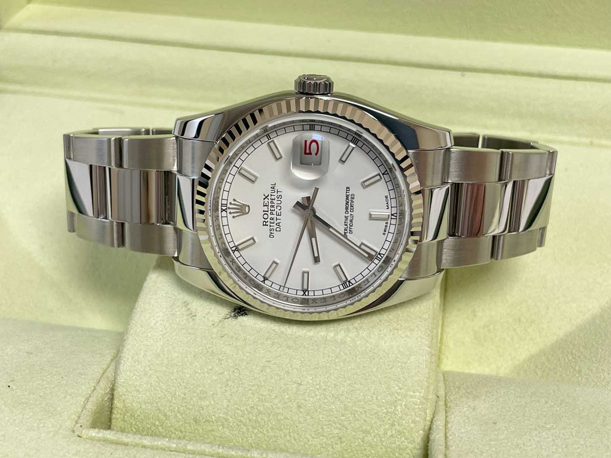 Rolex Datejust 36mm - Steel Fluted Bezel - Jubilee Bracelet