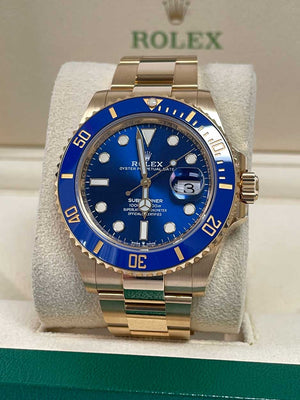 Rolex Submariner - Yellow Gold Blue