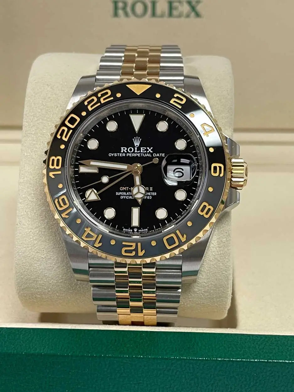 Rolex GMT Master II Steel and Yellow Gold