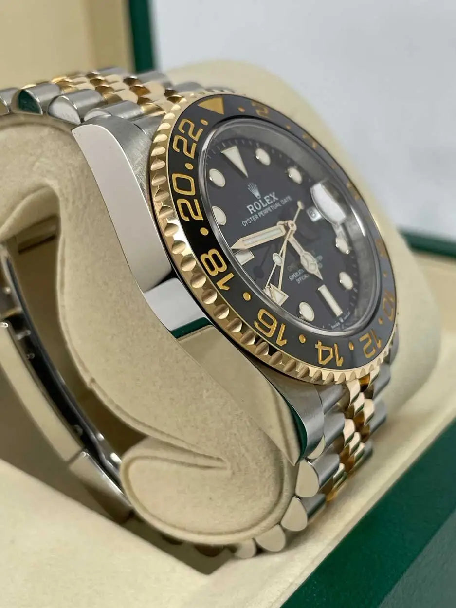 Rolex GMT Master II Steel and Yellow Gold