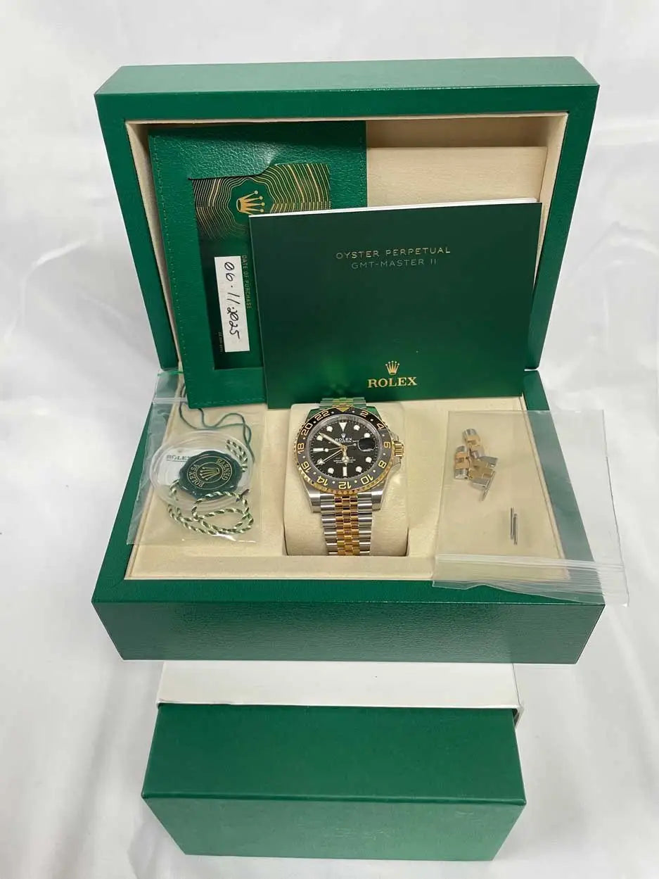 Rolex GMT Master II Steel and Yellow Gold