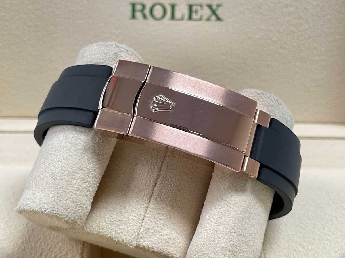 Rolex Everose Gold Sky-Dweller - Fluted Bezel - Oysterflex Bracelet