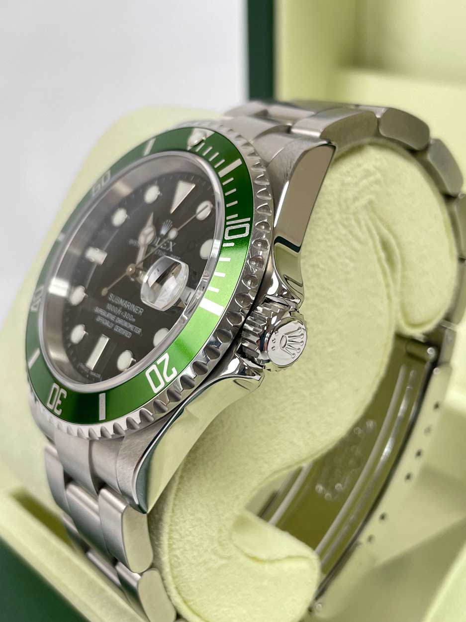 Rolex  Submariner Date 40mm Kermit 16610LV Z Serial