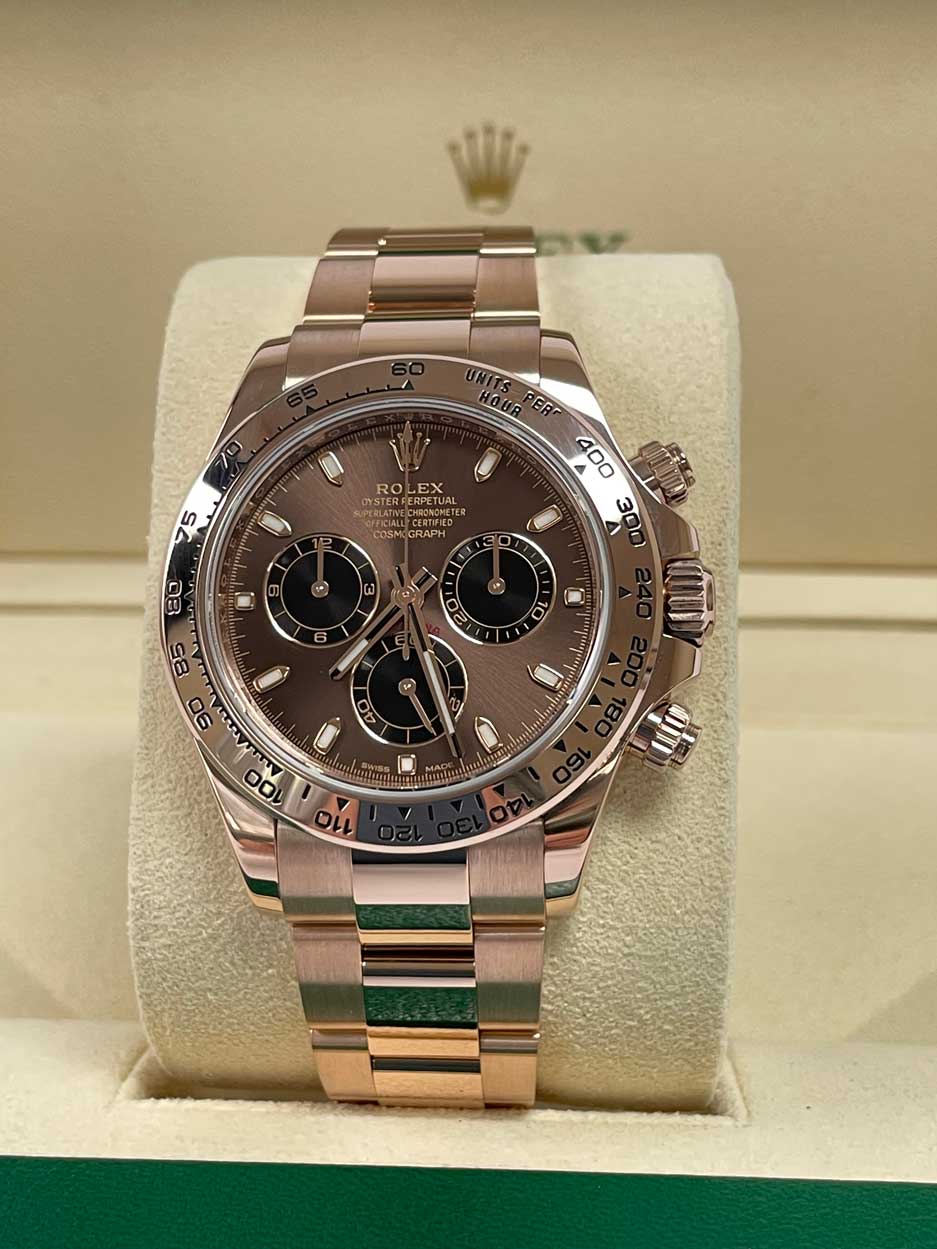 Rolex Daytona Everose Gold - Bracelet Chocolate