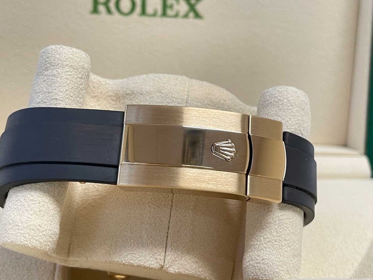 Rolex Yellow Gold Sky-Dweller - Black Index Dial - Oysterflex Bracelet