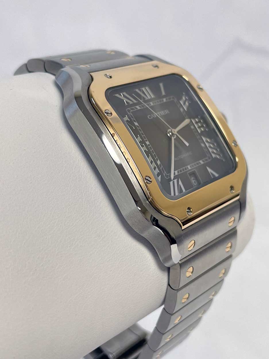Cartier de Santos Large SS / Yellow Gold