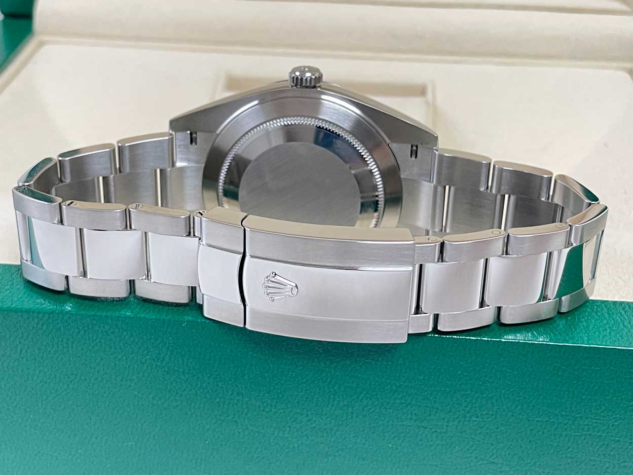 Rolex Datejust 41 Steel and White Gold - Fluted Bezel - Oyster 126334