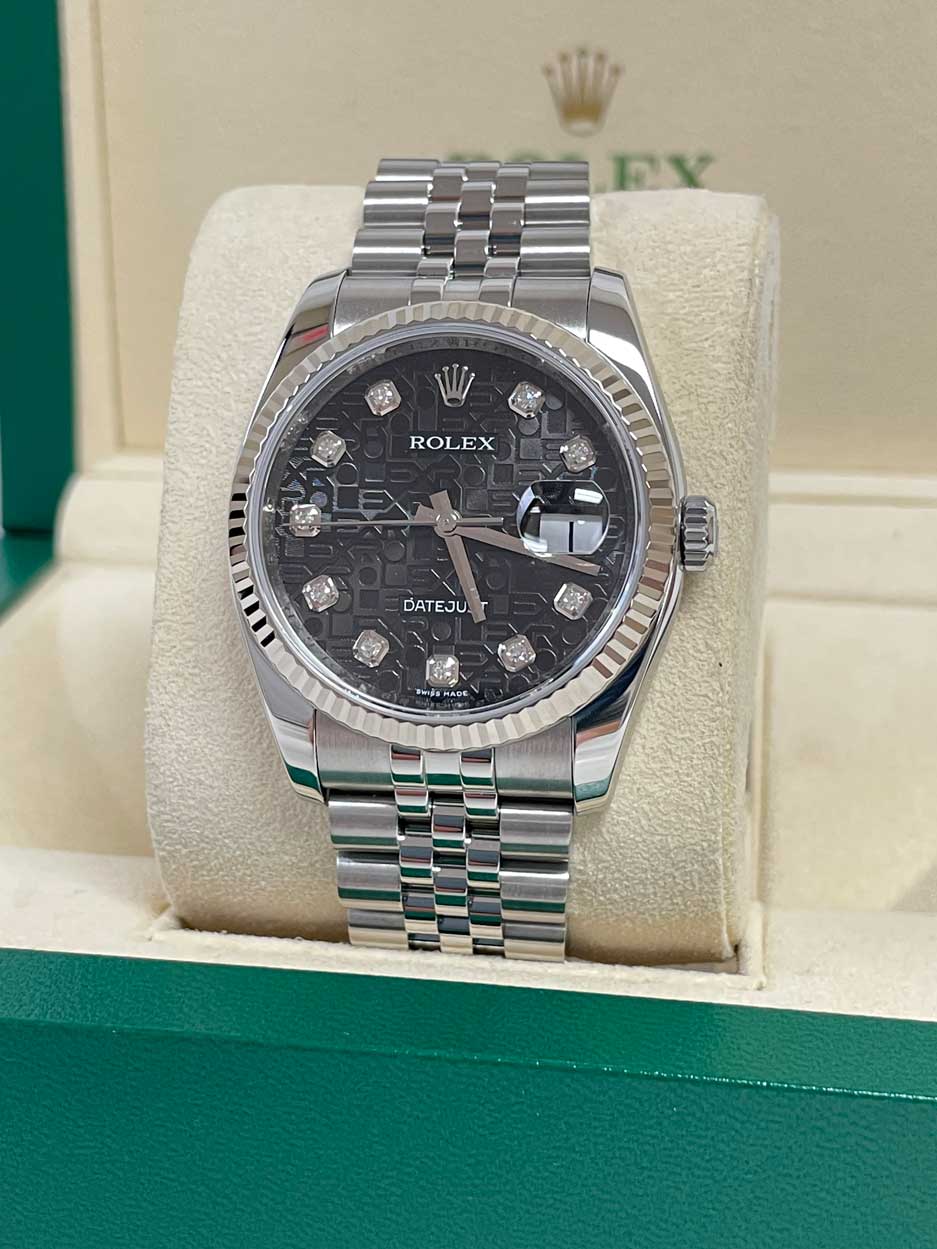 Rolex Datejust 36mm - Steel Fluted Bezel - Jubilee Bracelet
