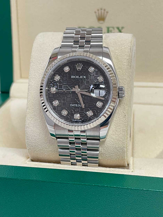 Rolex Datejust 36mm - Steel Fluted Bezel - Jubilee Bracelet