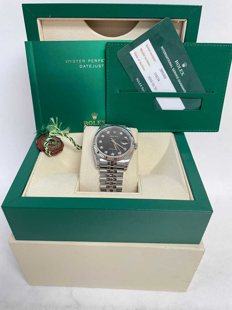 Rolex Datejust 36mm - Steel Fluted Bezel - Jubilee Bracelet
