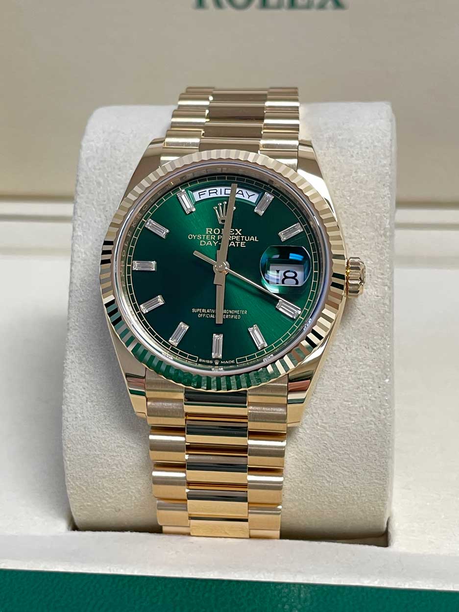 Rolex Day-Date President Yellow Gold - Fluted Bezel - President