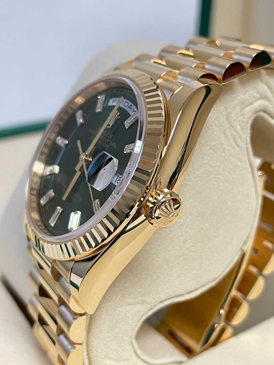 Rolex Day-Date President Yellow Gold - Fluted Bezel - President