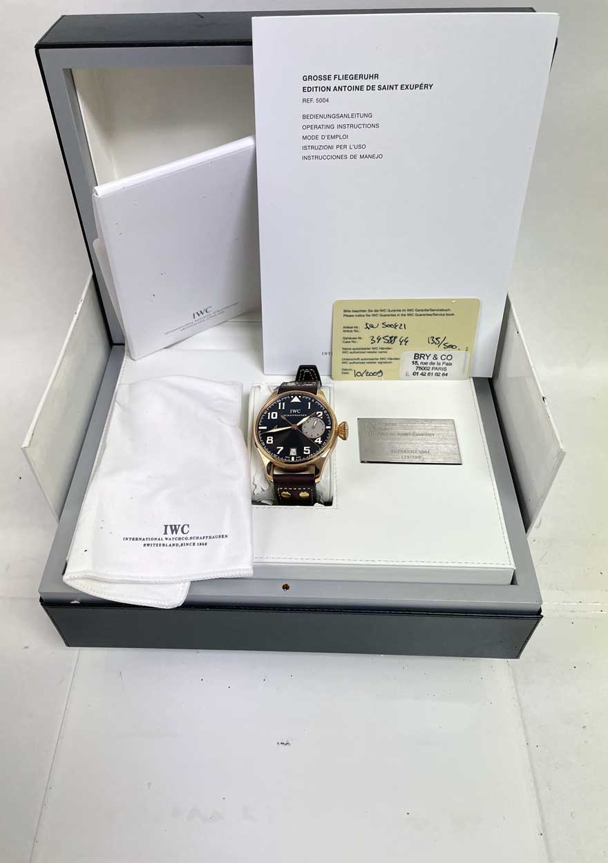 IWC Big Pilot St Exupery IW500421 Rose Gold Limited Edition