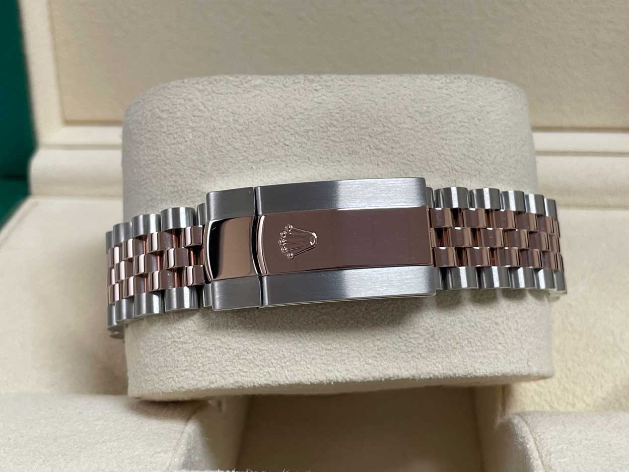 Rolex Datejust 41mm Steel & Rose Gold Wimbledon