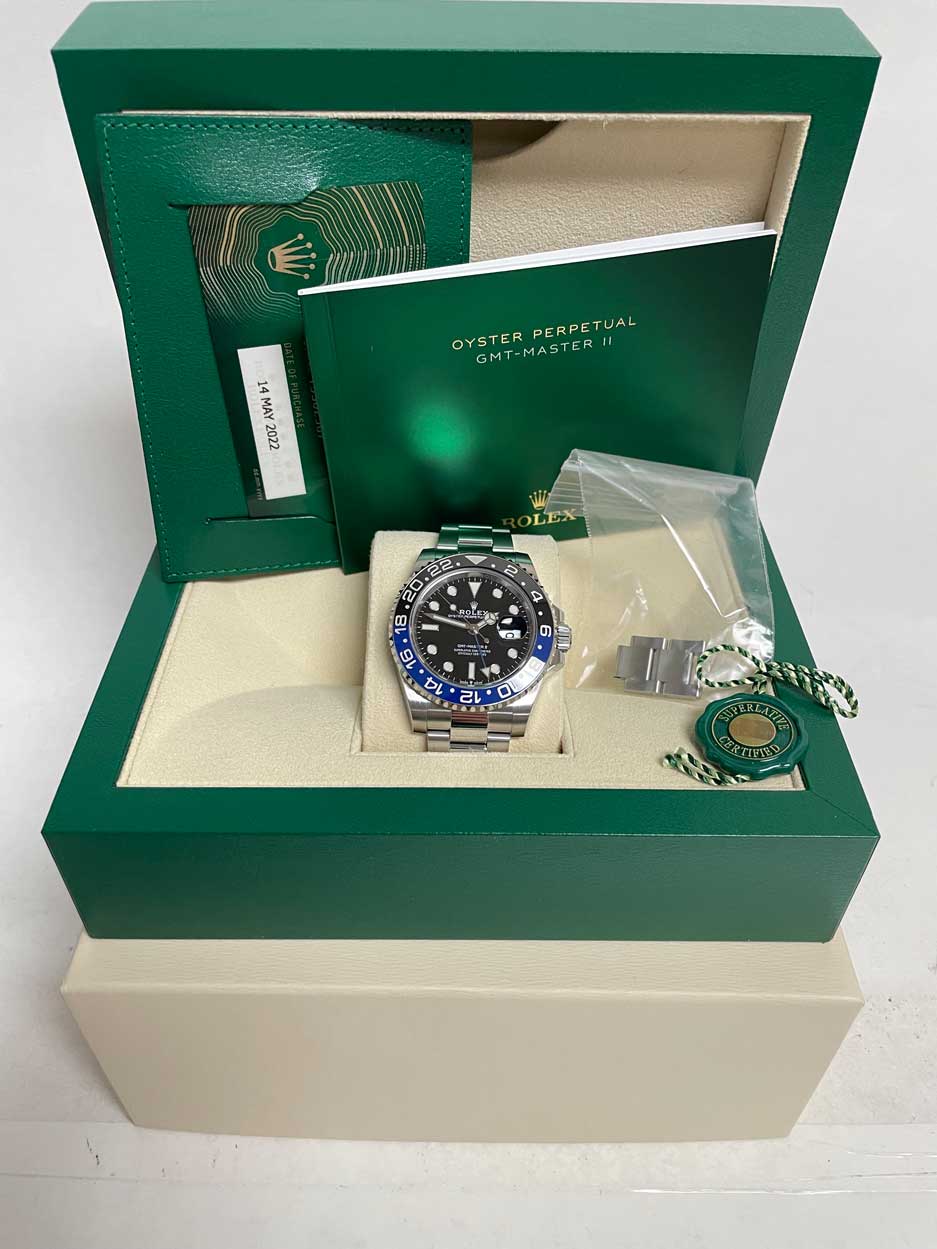 Rolex GMT-Master II Steel Batman