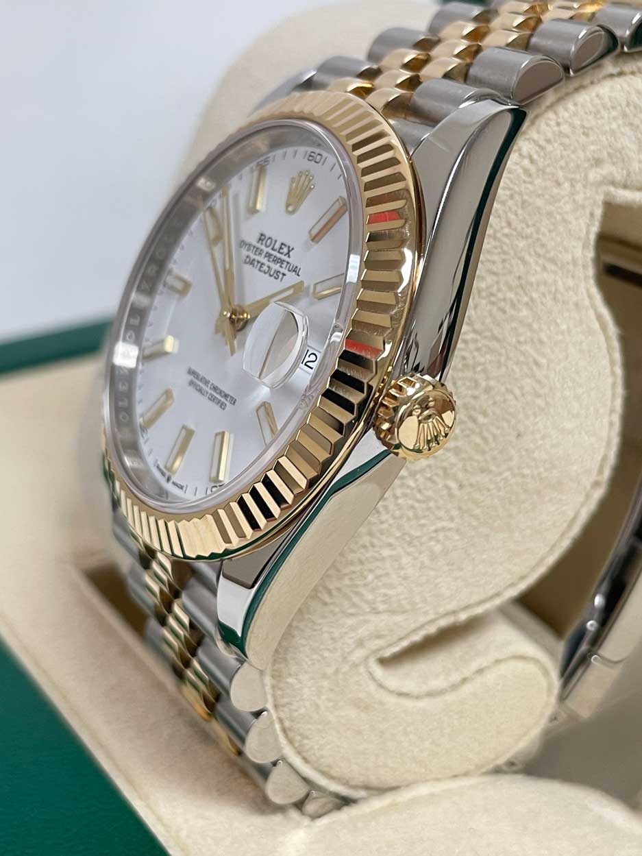 Rolex Datejust 41 Steel and Yellow Gold - Fluted Bezel - Jubilee