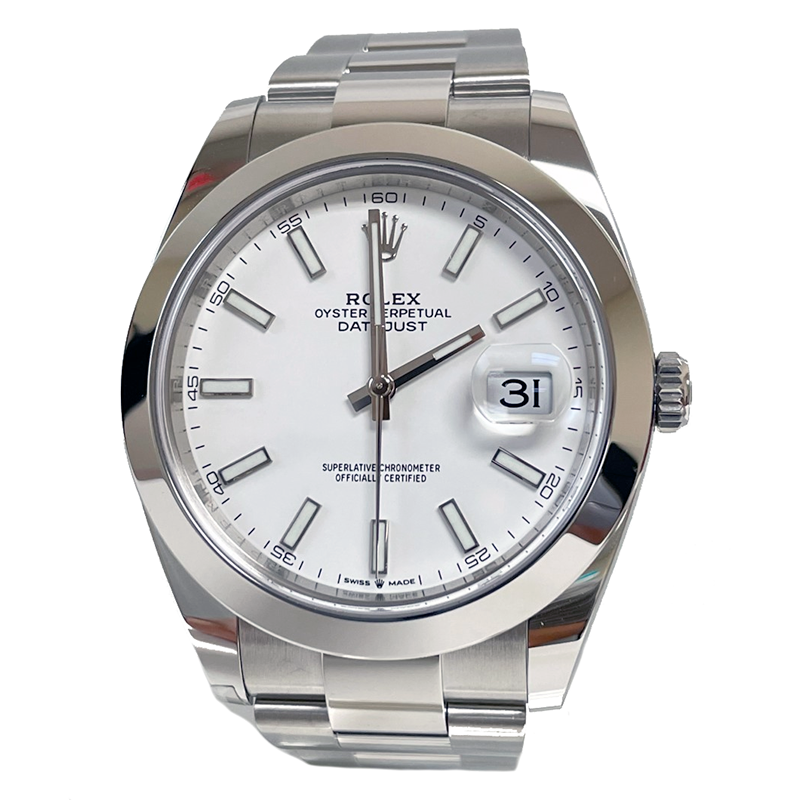 Rolex Datejust 41 Steel - Smooth Bezel - Oyster