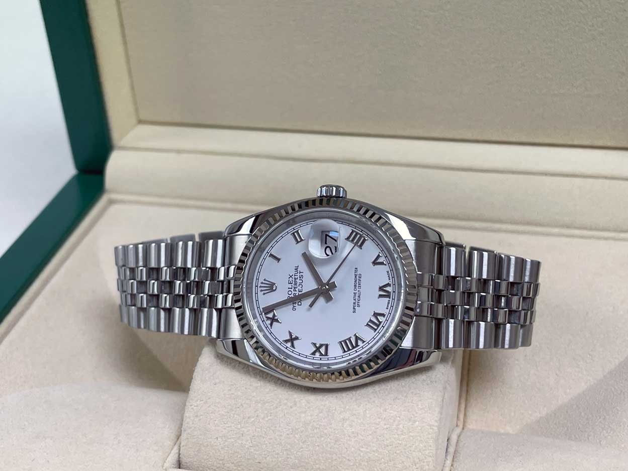 Rolex Datejust 36mm - Steel Fluted Bezel - Jubilee Bracelet