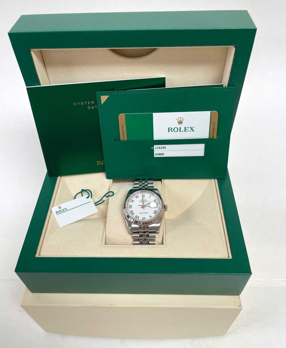 Rolex Datejust 36mm - Steel Fluted Bezel - Jubilee Bracelet